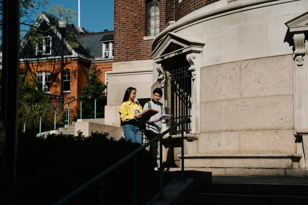 International students studying at University of Toronto, Canada