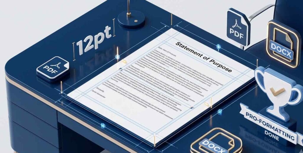 statement of purpose sample format