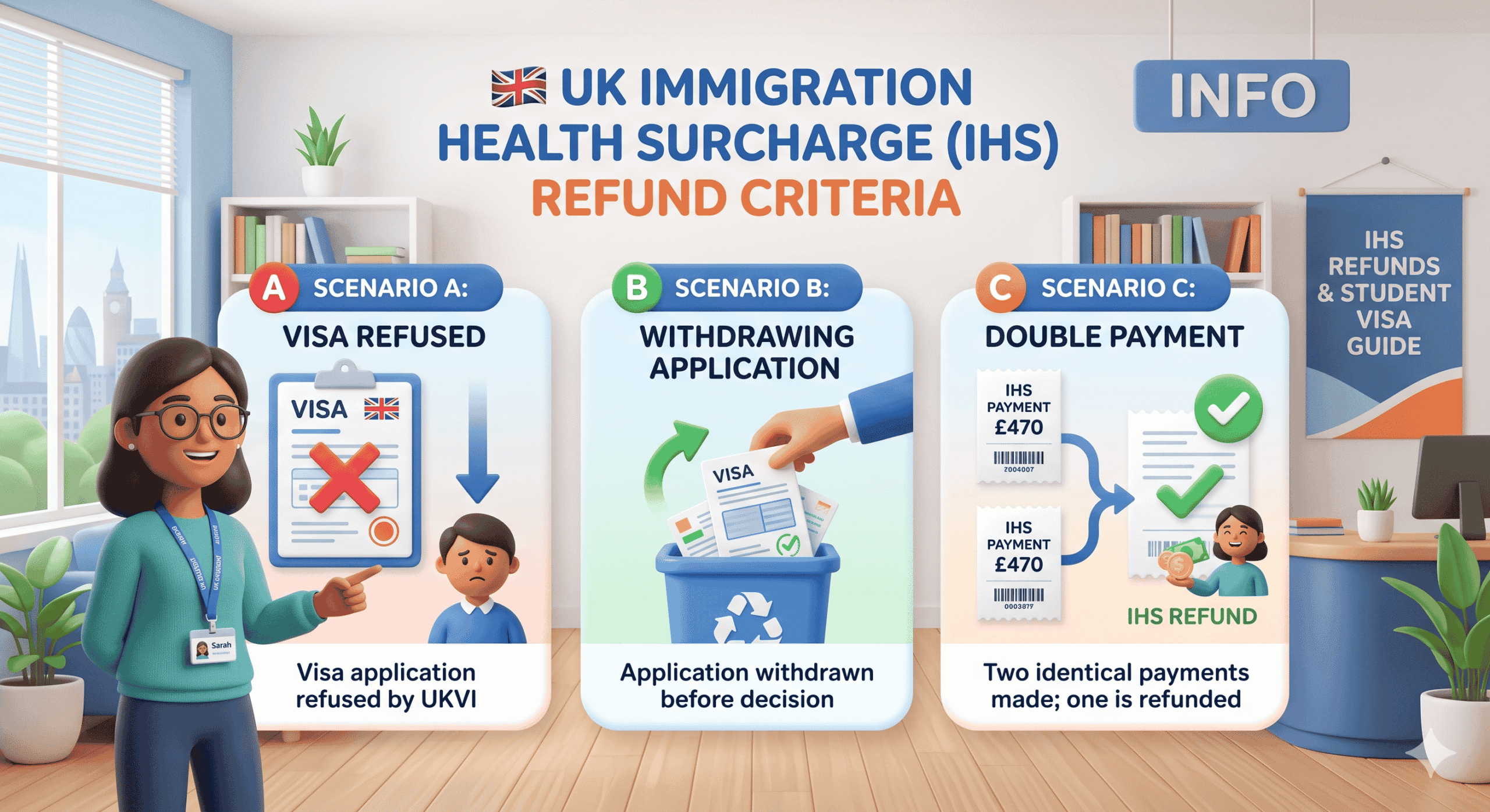 Immigration Health Surcharge Refund student visa