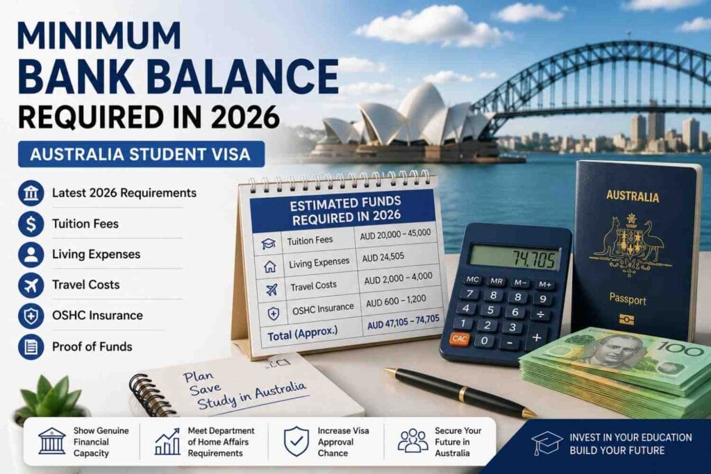 Australia Student Visa Financial Requirements 2026