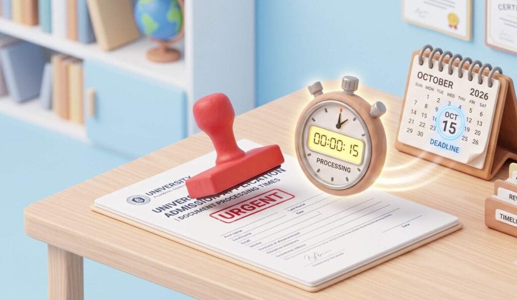 processing times and urgent issuance for application for bonafide certificate