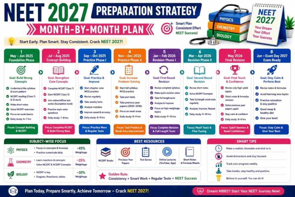 NEET 2027 Preparation Strategy